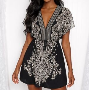 MAGIC Boho Beachy Minidress Sz S